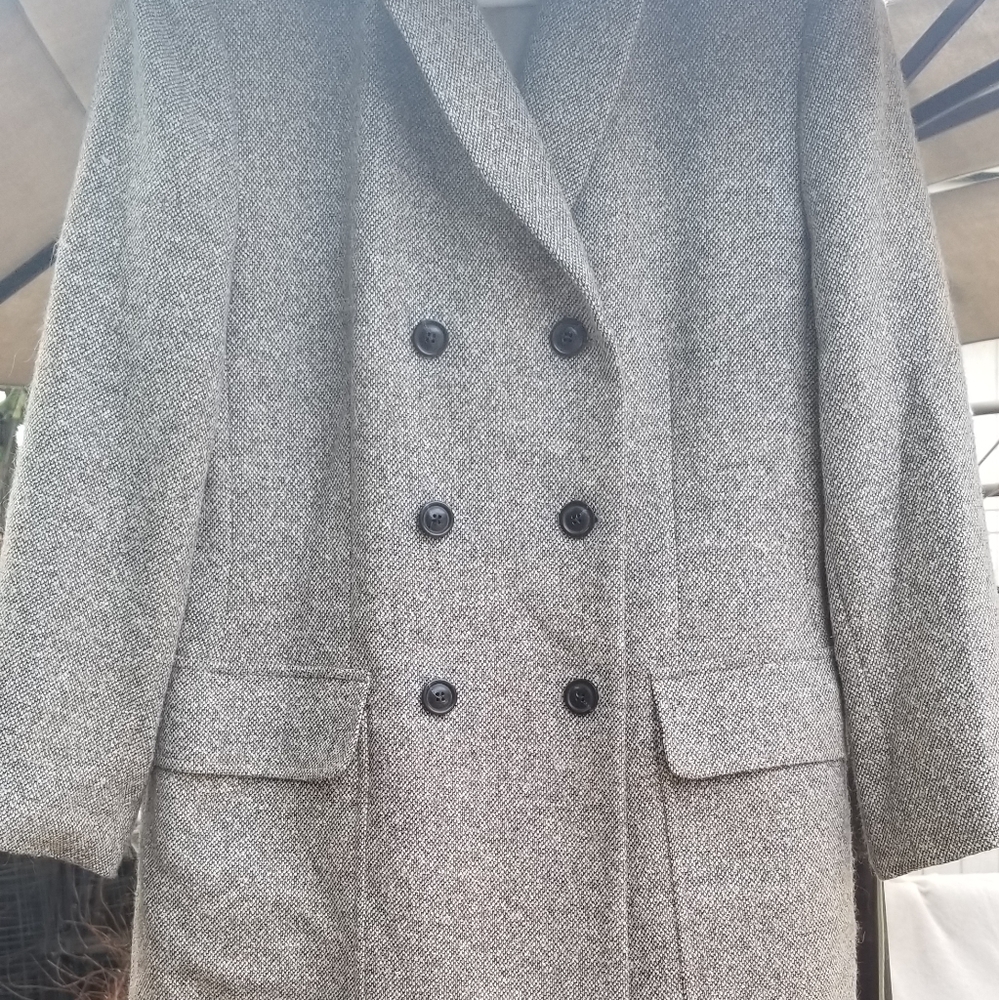 Womens coat 46%wool,38%silk,8%alpaca, 8%cotton